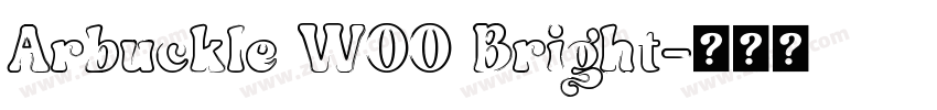Arbuckle W00 Bright字体转换